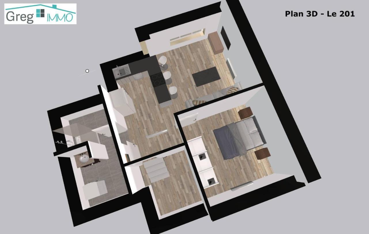 Le 201-Gregimmo-Appart'Hotel Audincourt Exterior photo